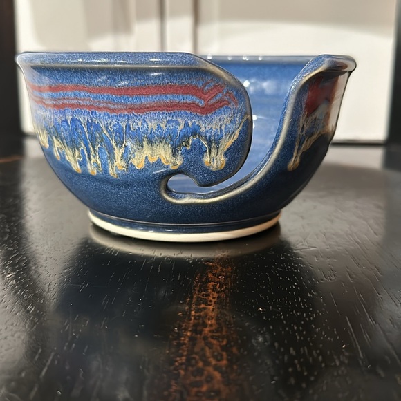 Doug Smith Pottery Stoneware Knitting Bowl New - Picture 6 of 6
